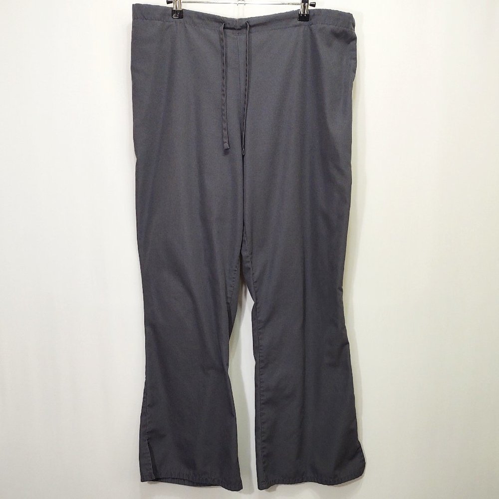3/$30 Cherokee Workwear Grey Scrub Pants Large